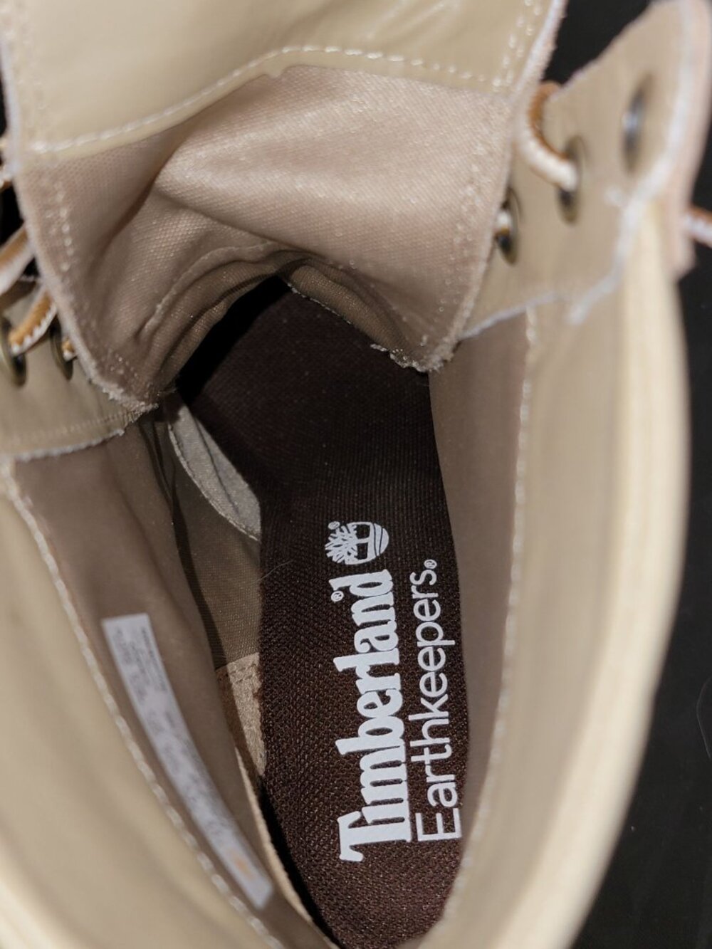 Timberland Women's Tan Leather Lace-Up Heeled Boots – Size 8 - Picture 11 of 11